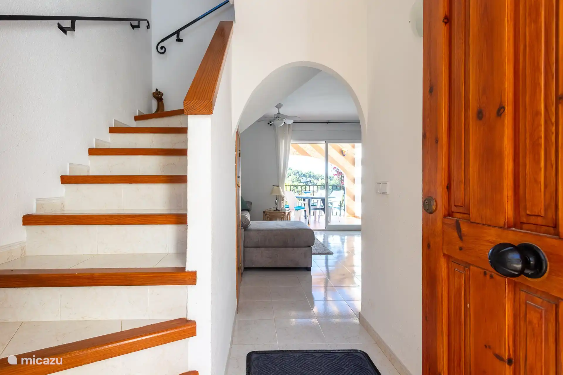 Staircase to the top floor