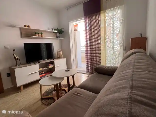 Casa Torrevieja en España, Costa Blanca, Torrevieja - apartamento Heijk se desplomó en el sofá frente al televisor para ver una película.