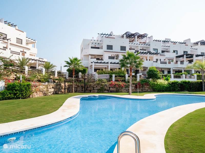 Ferienwohnung Spanien, Costa del Sol, Estepona Appartement Penthouse-Sonnenuntergang-Golf in La Resina