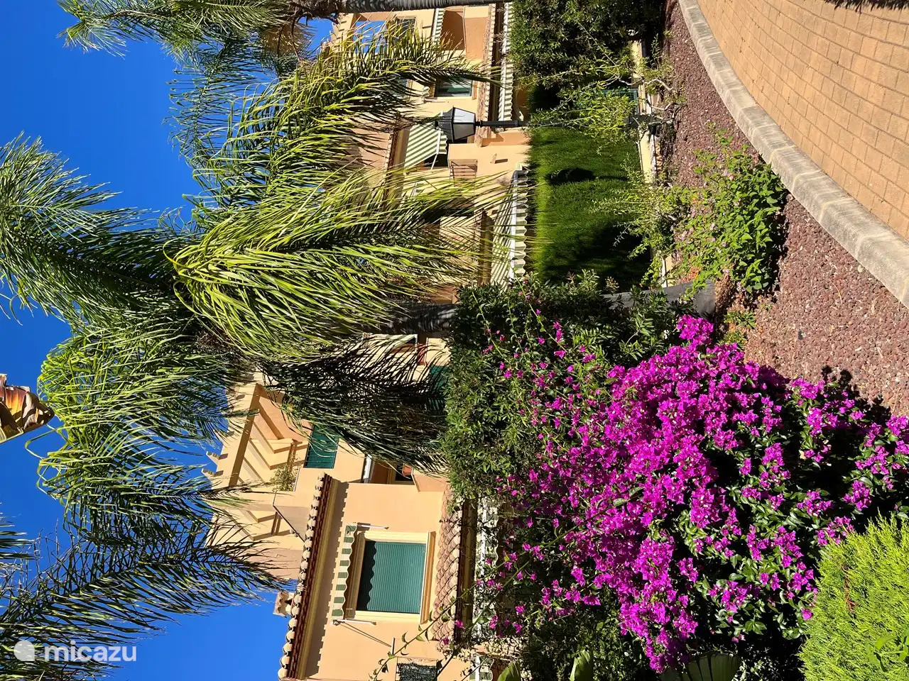 beau jardin commun bien entretenu