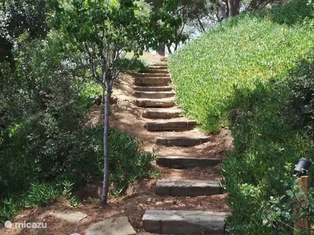 Gîte sur domaine Côte de Barcelone | Espagne, Barcelone, Sant Andreu de Llavaneres  - finca une des nombreuses allées du jardin