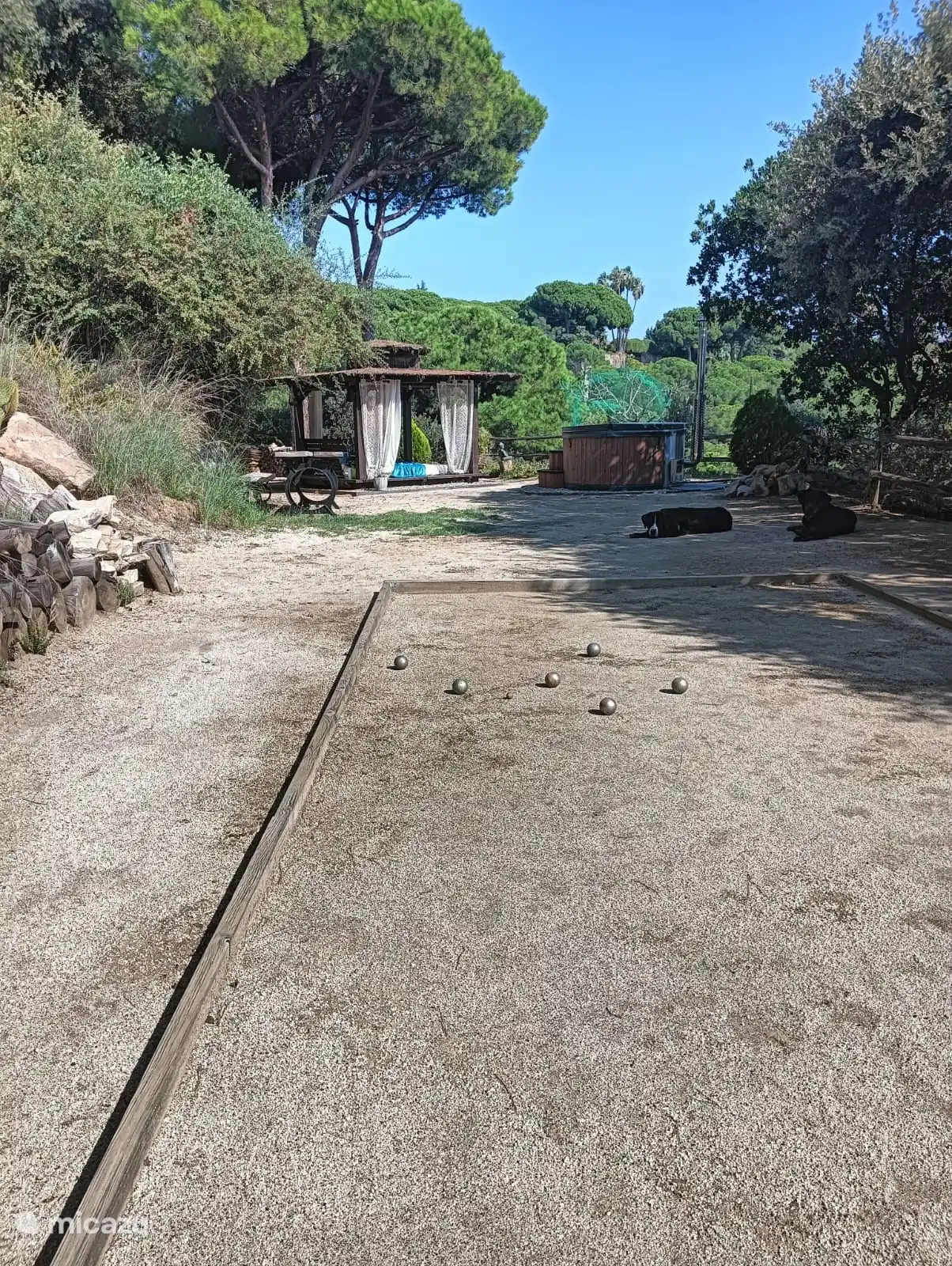 Jeux-de-Boules or also known as Petanque