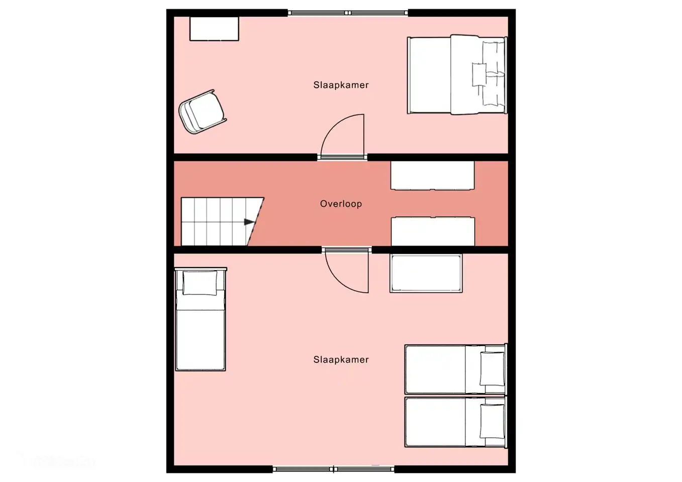 Aufteilung Obergeschoss Norger Uil