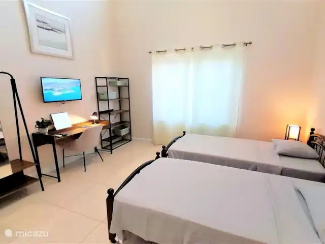 Villa Magic Time - Bord de mer | Curaçao, Banda Abou (ouest), Coral Estate, Rif St.Marie - villa Chambre intermédiaire avec lits jumeaux