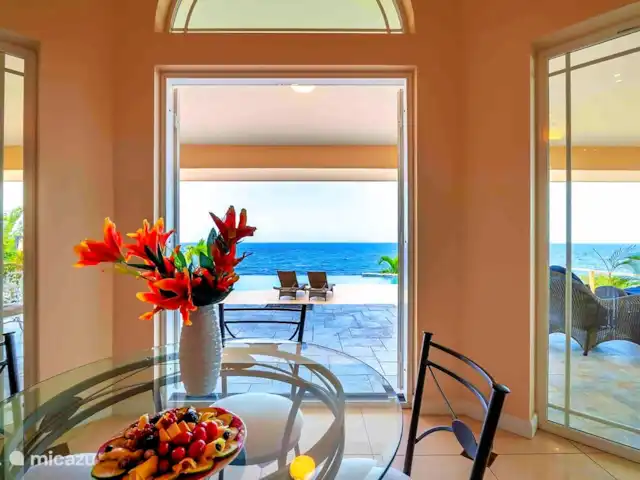 Villa Magic Time - Bord de mer | Curaçao, Banda Abou (ouest), Coral Estate, Rif St.Marie - villa Vue depuis la petite table du petit-déjeuner