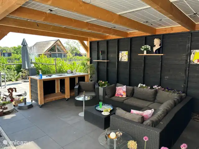 bungalow huren in Nederland, Noord-Brabant, Baarle-Nassau – Rietdekker Overdekt terras