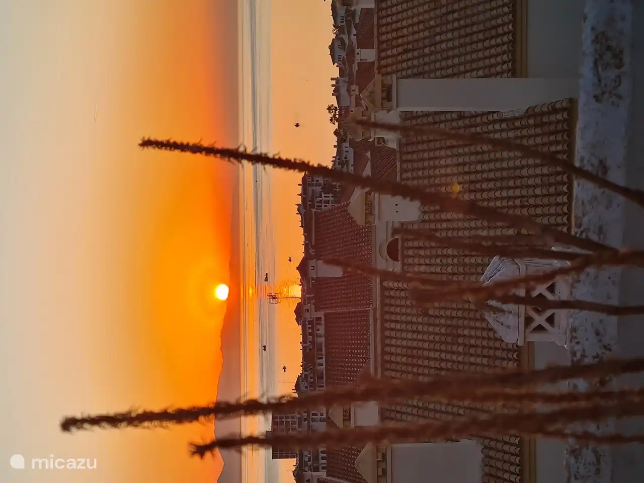 Aufgehende Sonne von der Terrasse