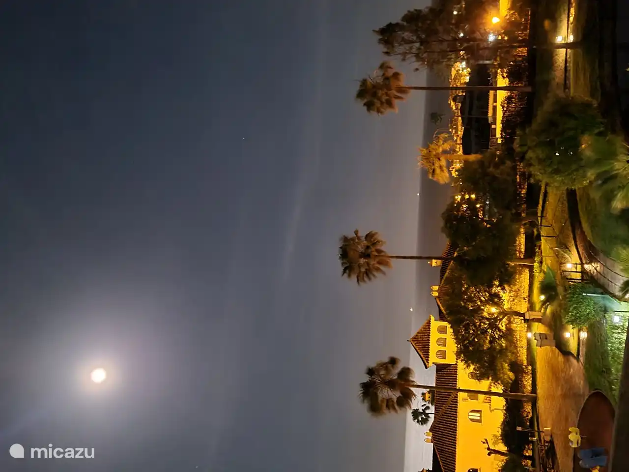 Vollmond von der Terrasse