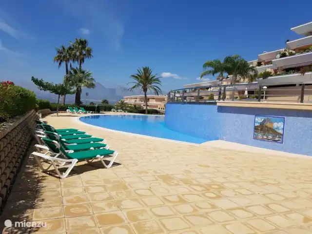 Wandelen, Spanje, Costa Blanca, Altea la Vieja, appartement Appartement Grand la Nova Zwembad met ligbedden