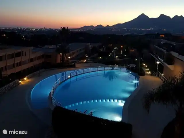 Wandelen, Spanje, Costa Blanca, Altea la Vieja, appartement Appartement Grand la Nova Zonsondergang