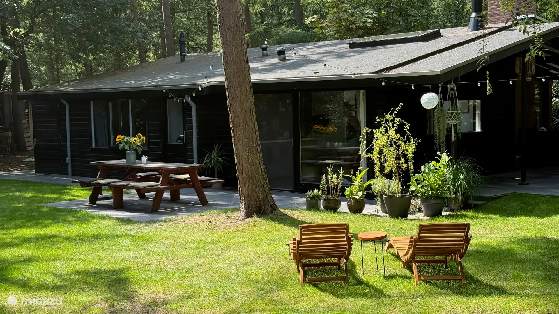 Der Garten ist ein toller Ort zum Entspannen.