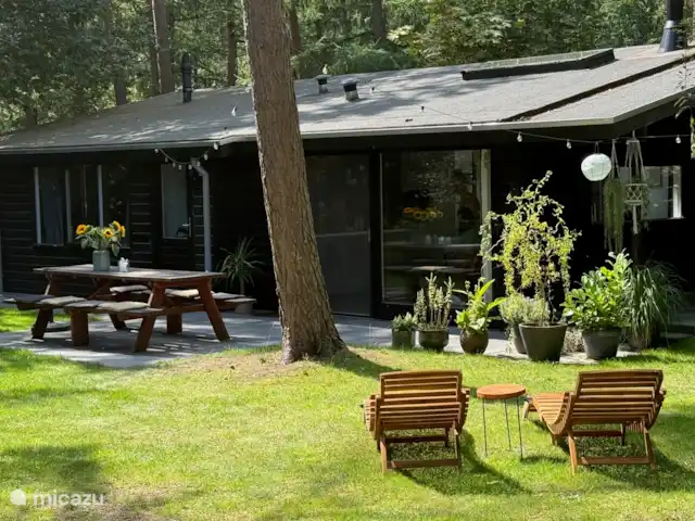 Giethmenseveld la plus belle maison | Pays-Bas, Overijssel, Giethmen - bungalow Le jardin est un endroit idéal pour se détendre.