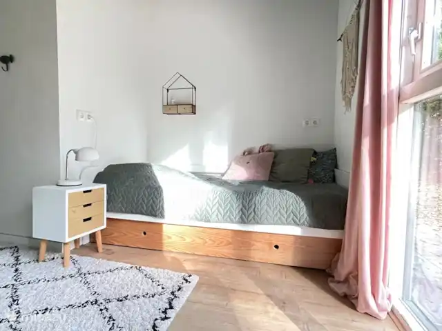 Giethmenseveld la plus belle maison | Pays-Bas, Overijssel, Giethmen - bungalow Le lit gigogne peut être étendu à un lit double complet dans la chambre 1.