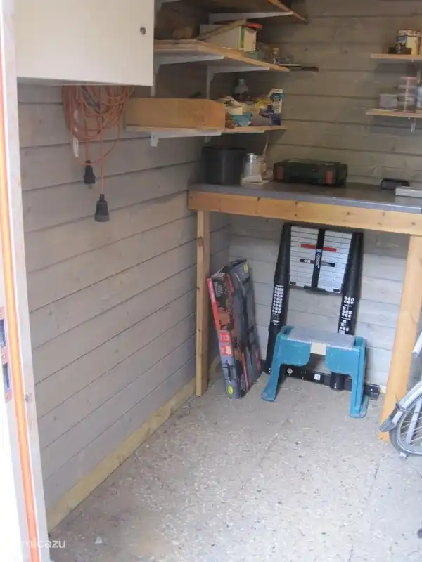 voldoende ruimte voor de fietsen.