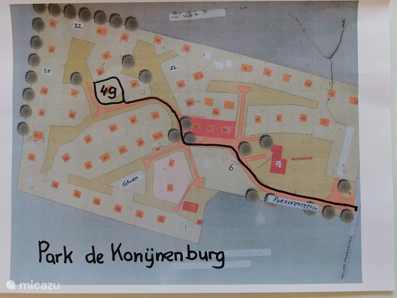  Park de Konijnenburg, 
  route naar HeJo's Huuske nr 49