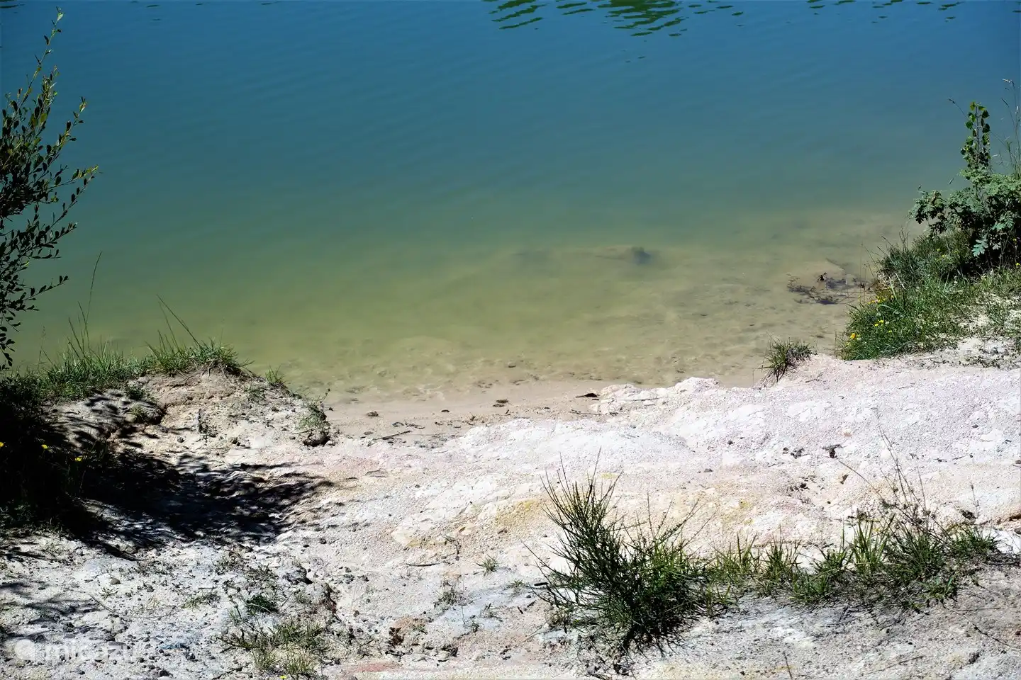 clean and clear water from two streams that descend from without habitation and with only forests.