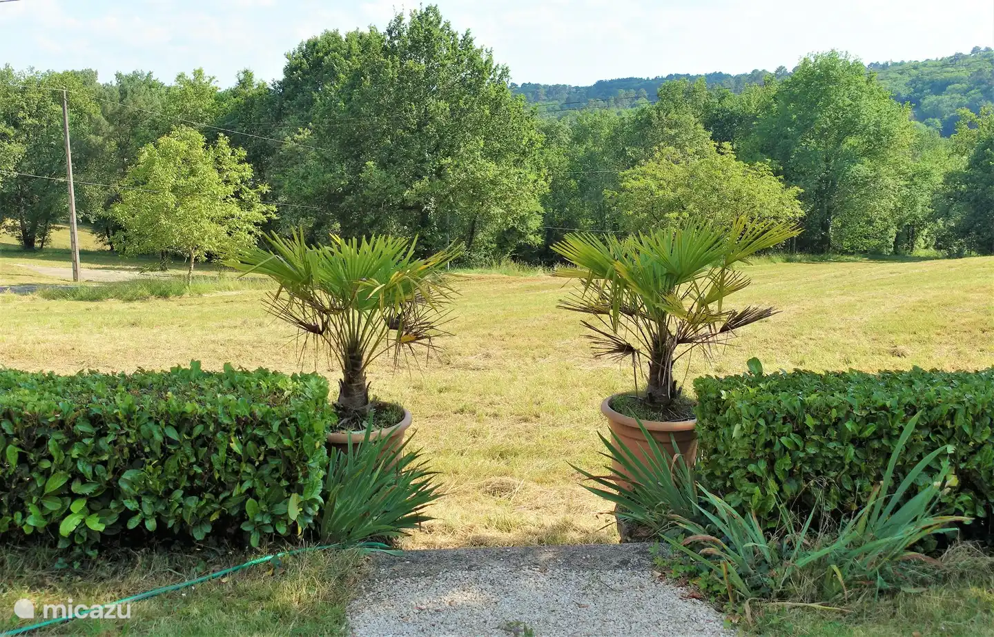 field belongs to the gite