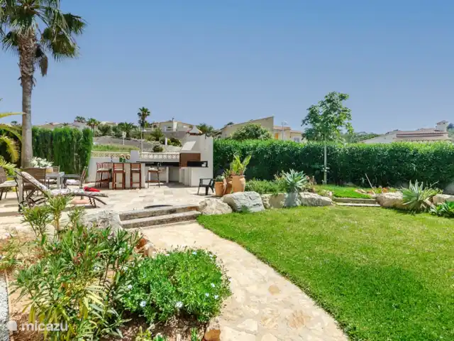 Vue panoramique | Espagne, Costa Blanca, Benitachell - villa Barbecue avec table et chaises