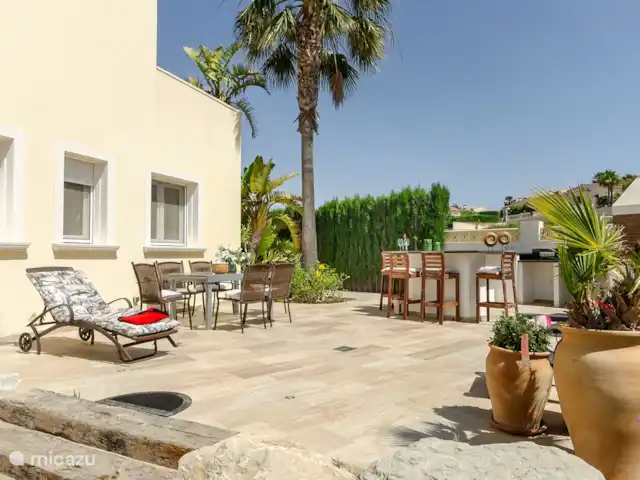Vue panoramique | Espagne, Costa Blanca, Benitachell - villa Barbecue avec table et chaises