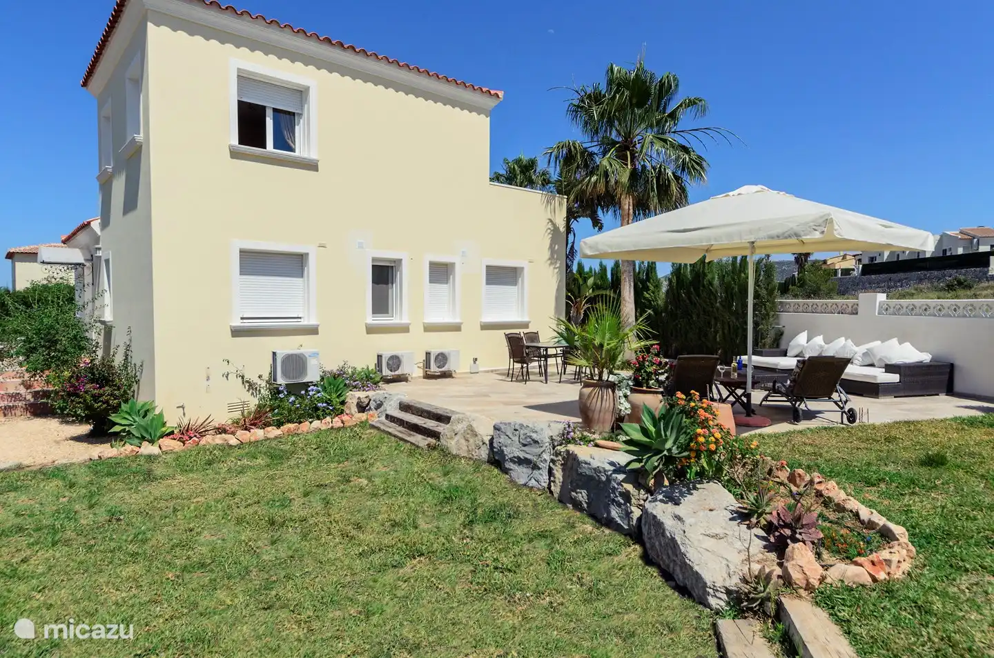 Vue générale de la villa