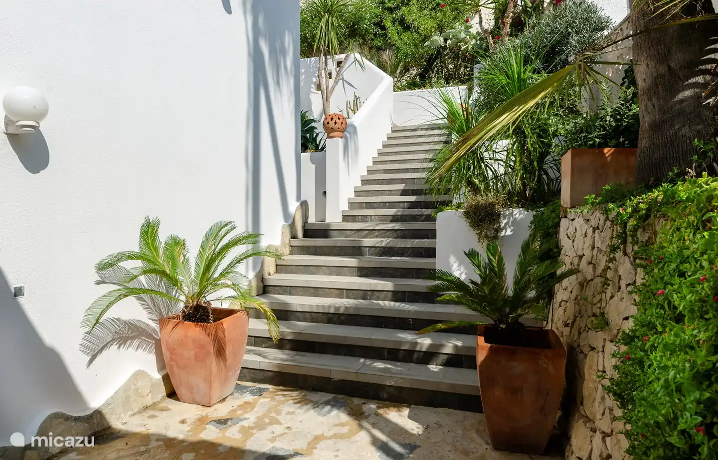 Entrance to the villa