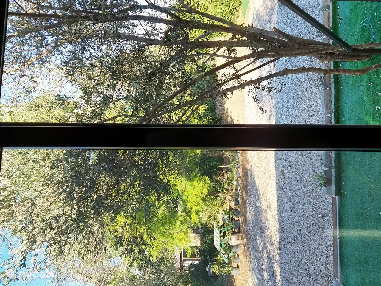 Blick vom Sitzbereich