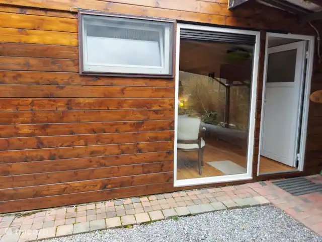 chalet huren in België, Ardennen, Barvaux-sur-Ourthe – De Klingelhütte met gastenverblijf. gastenverblijf