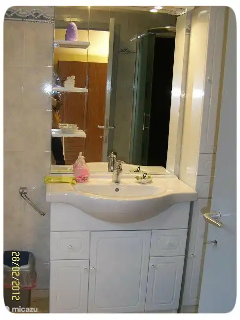 Casa de huéspedes: lavabo del baño