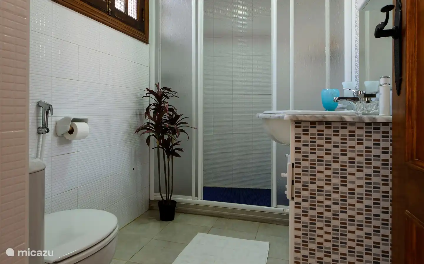 Badezimmer mit Dusche