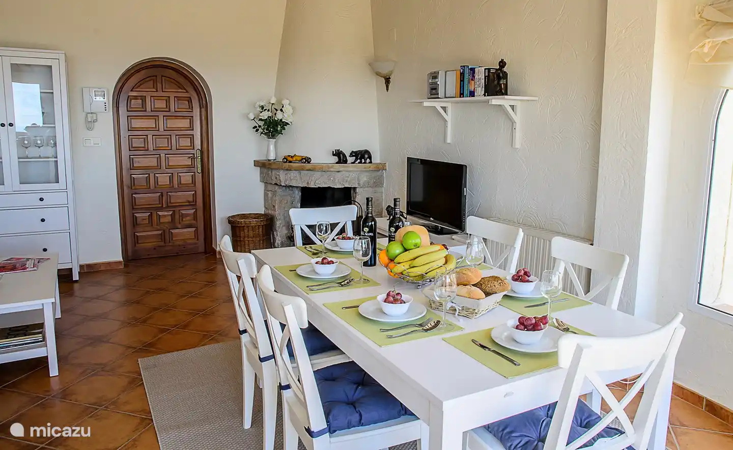 Dining room with chairs