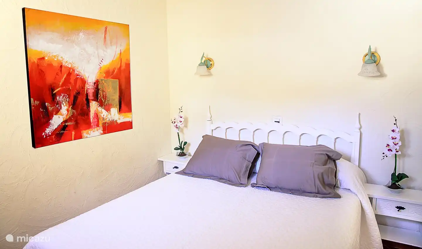 Bedroom with air conditioning