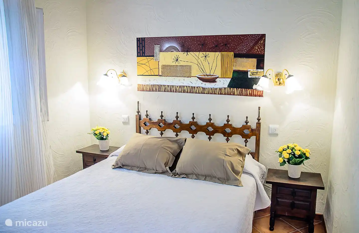 Bedroom with air conditioning