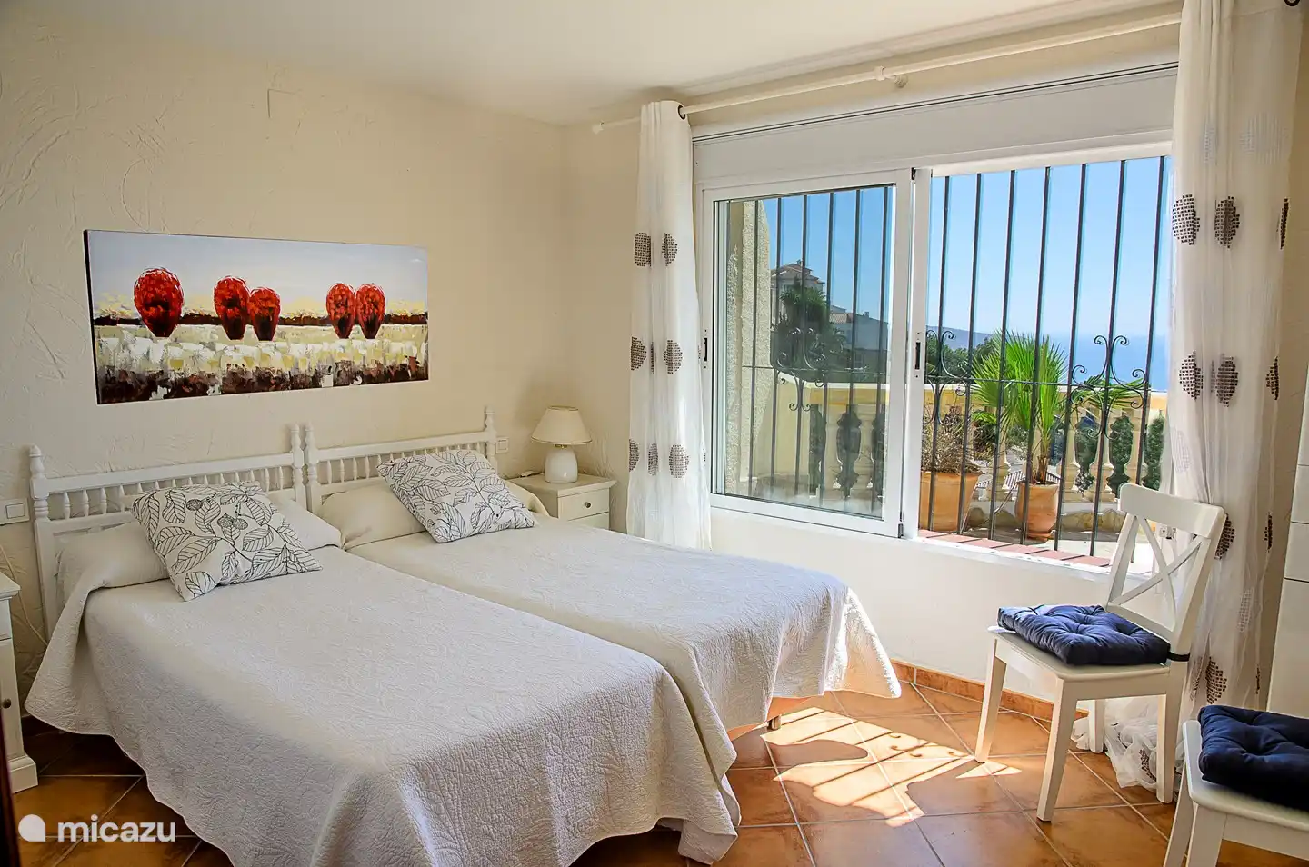 Bedroom with air conditioning