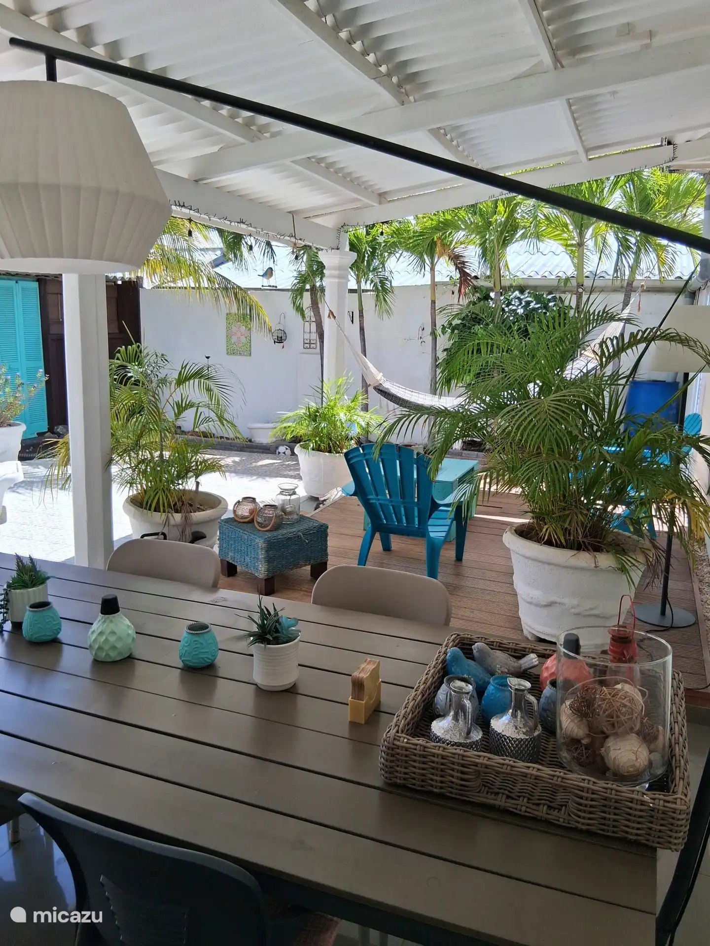 Gemeinsamer Innenhof. 