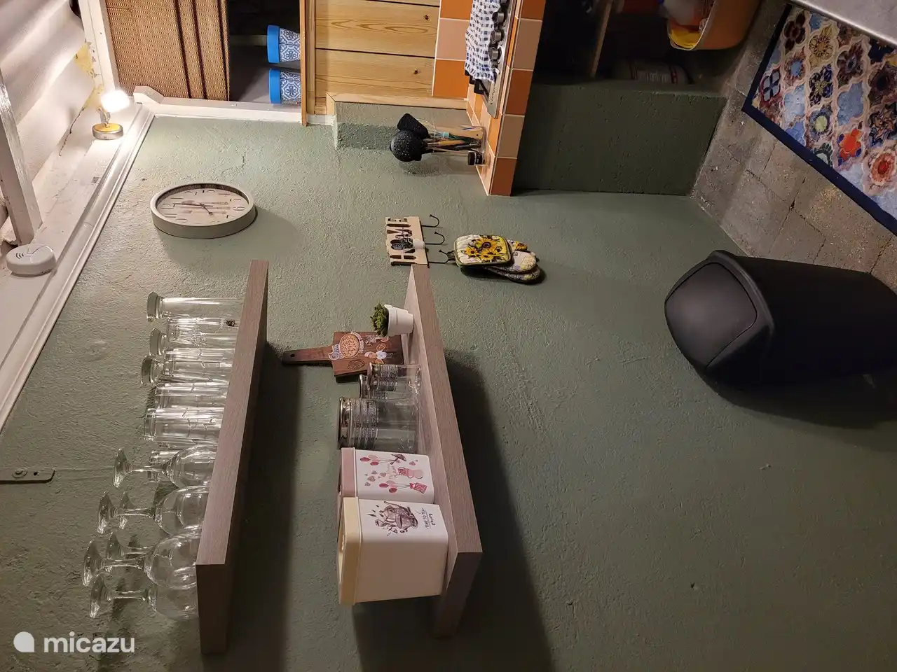 Keuken achter de bar 