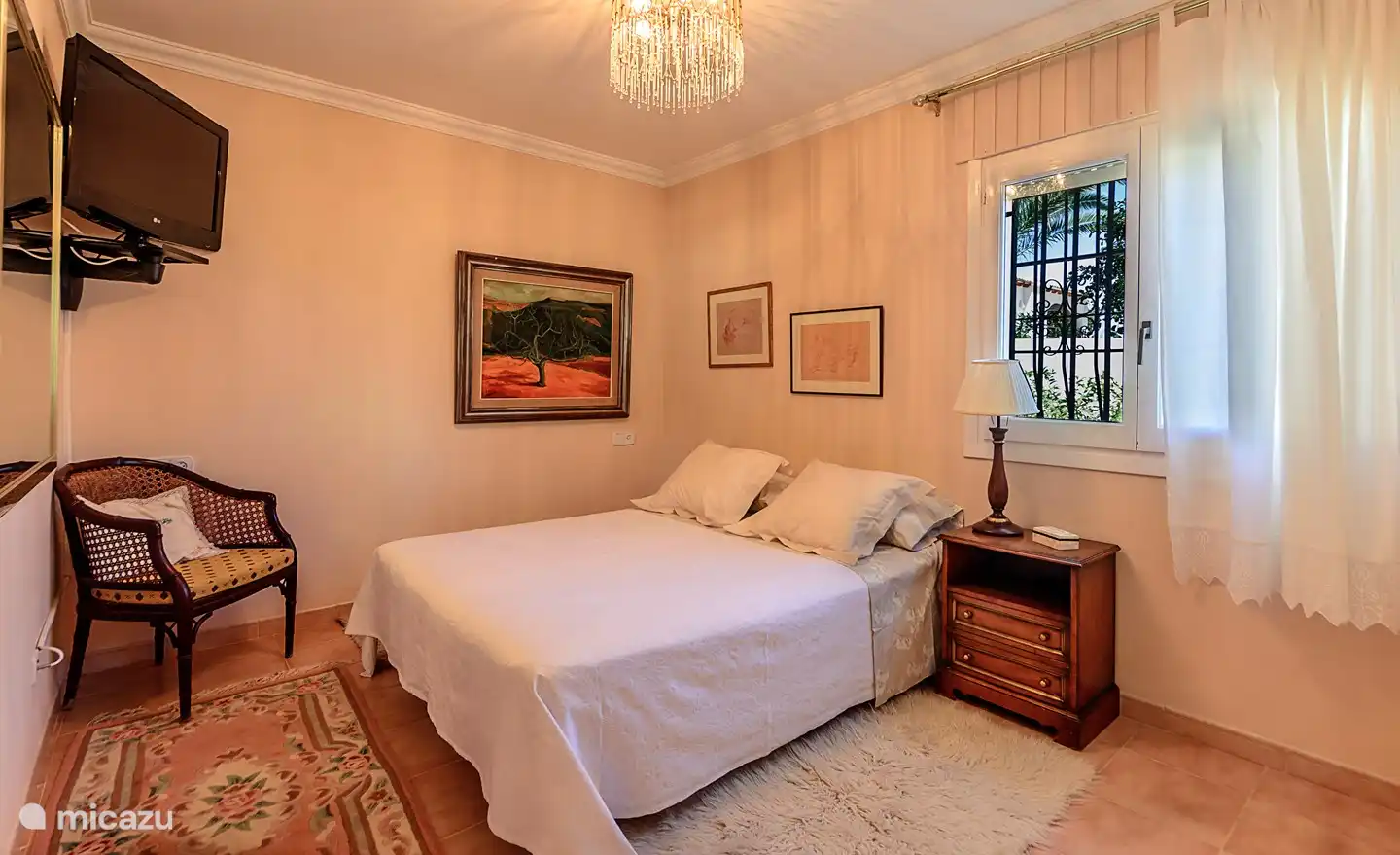 Schlafzimmer mit Klimaanlage