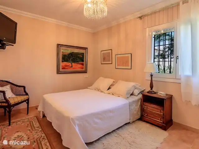 villa en España, Costa Blanca, Moraira – Villa Xenofilia III dormitorio con aire acondicionado
