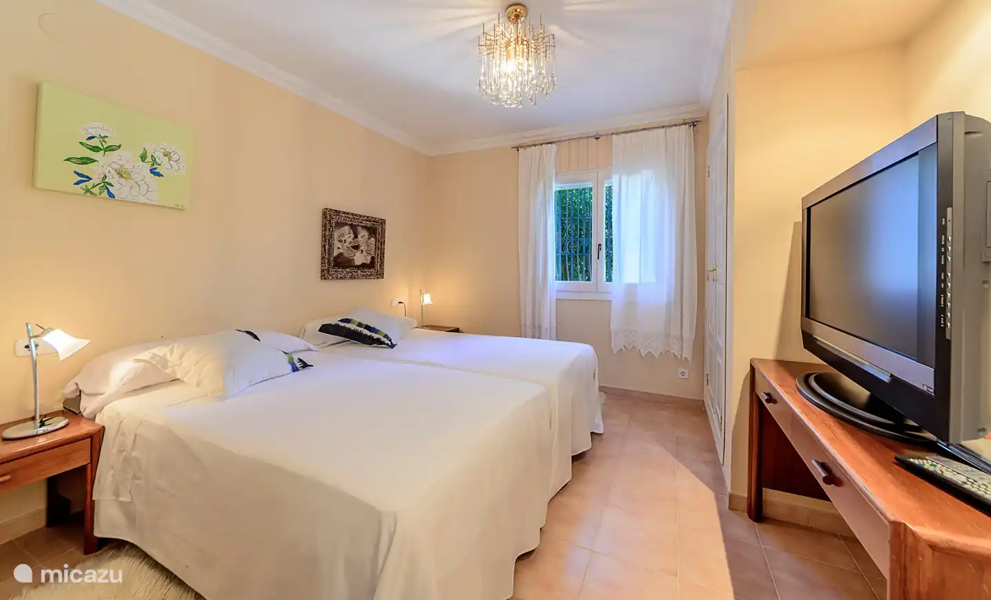 Schlafzimmer mit Klimaanlage