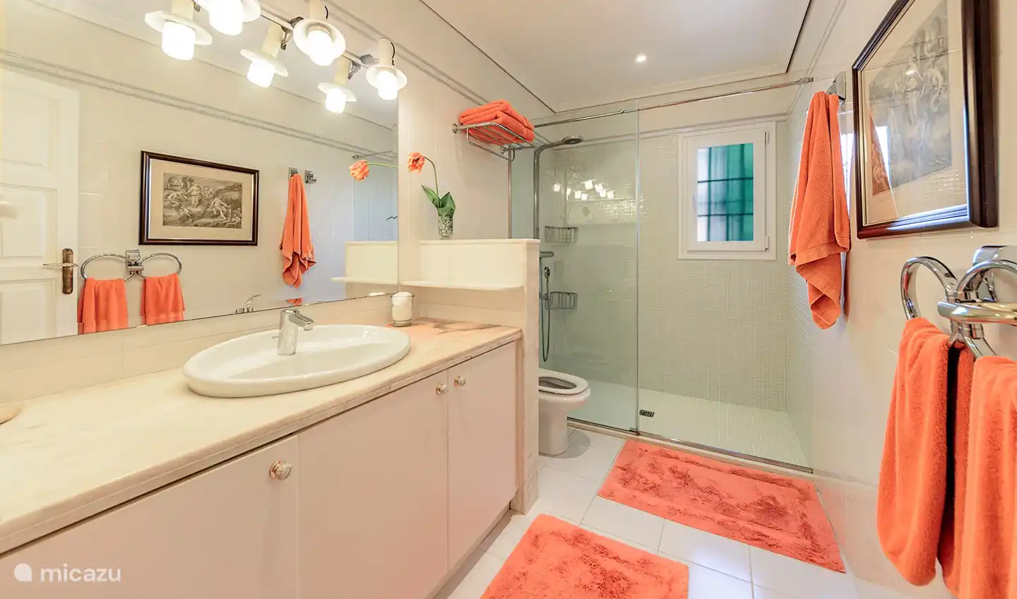 Badezimmer mit Dusche