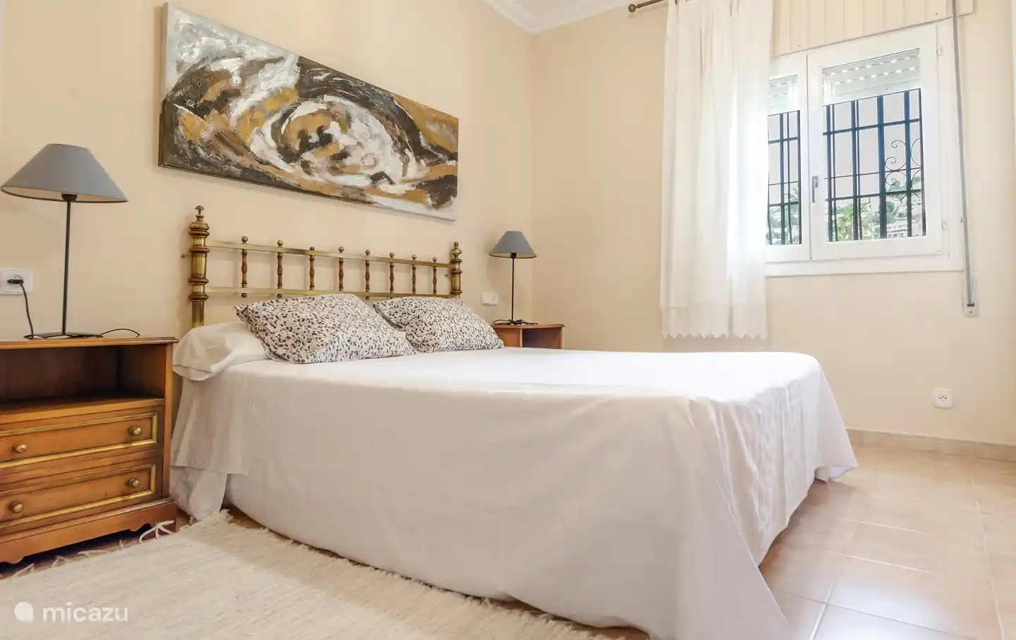 Schlafzimmer mit Klimaanlage