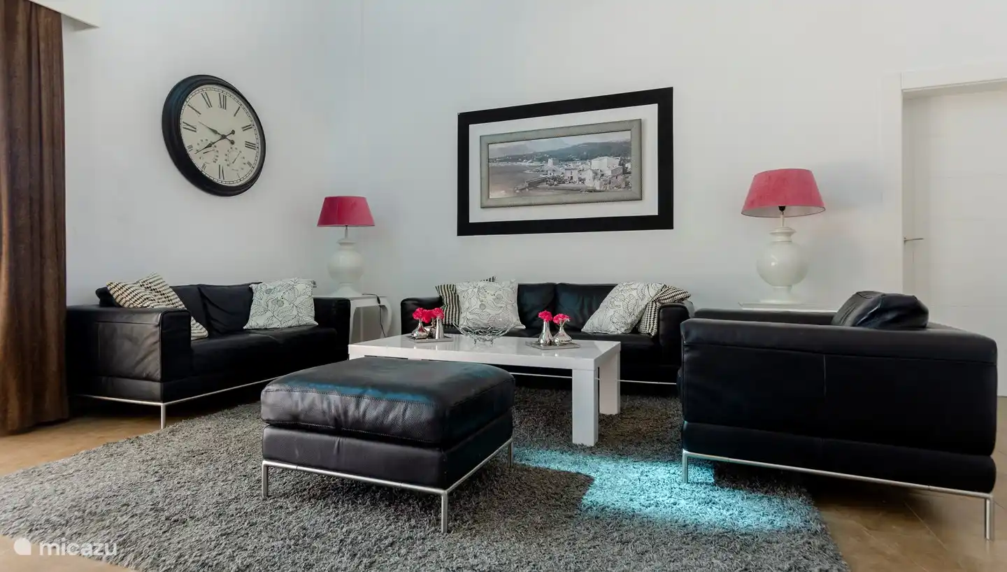 Woonkamer met plasma TV