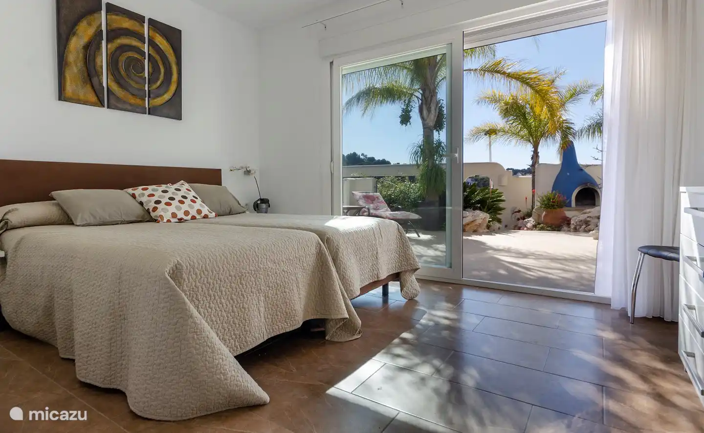 Slaapkamer met airconditioning