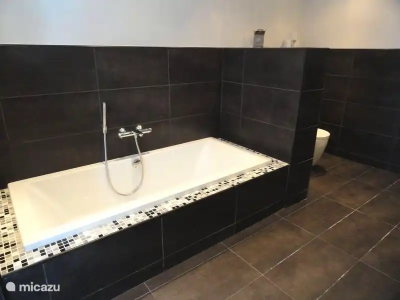 die Badewanne im en-suite Badezimmer