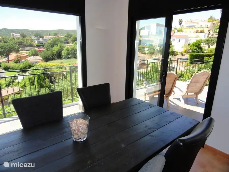 Blick aus dem Wohnzimmer