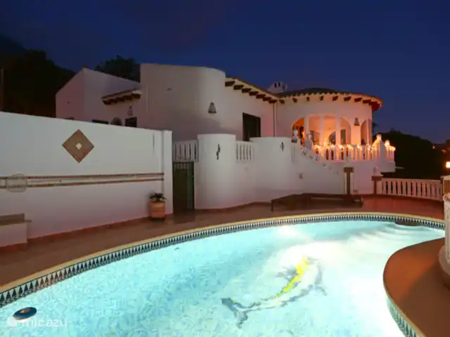 Casa Suerte huren in Spanje, Costa Blanca, Altea la Vieja - appartement Zwembad in de avond