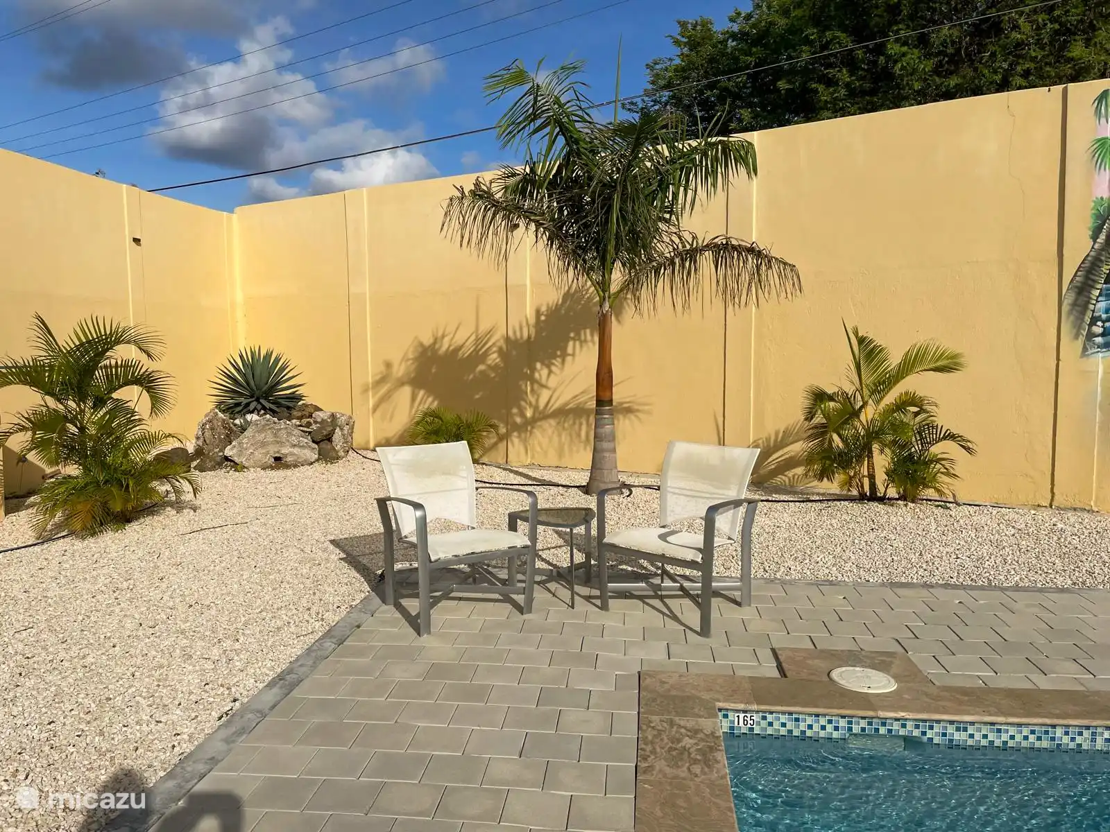 Relax area in the garden