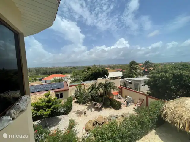 Location de Vacances Aruba, Nord, Alto Vista, penthouse - Casa Aruba Penthouse appartement Vue du patio sur l'île
