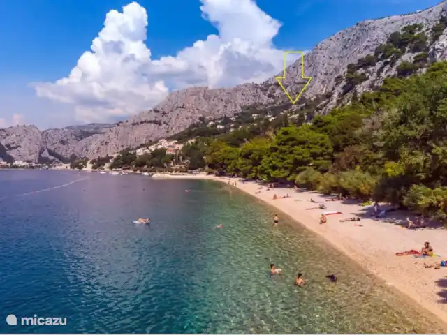Villa Arina | Croatie, Dalmatie, Omis - villa La résidence est située près du niveau jaune.