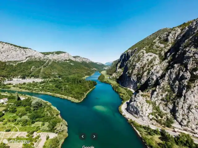 Villa Arina | Croatie, Dalmatie, Omis - villa Les environs d’une vue aérienne.
