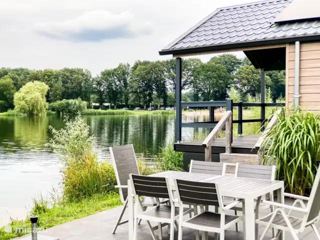 pavillon d'eau | Pays-Bas, Overijssel, Raalte - chalet Vue sur le grand étang